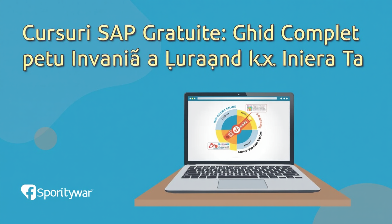 Persoană care învață cursuri SAP gratuite pe laptop și creion, simbolizând dezvoltarea profesională cu SAP.